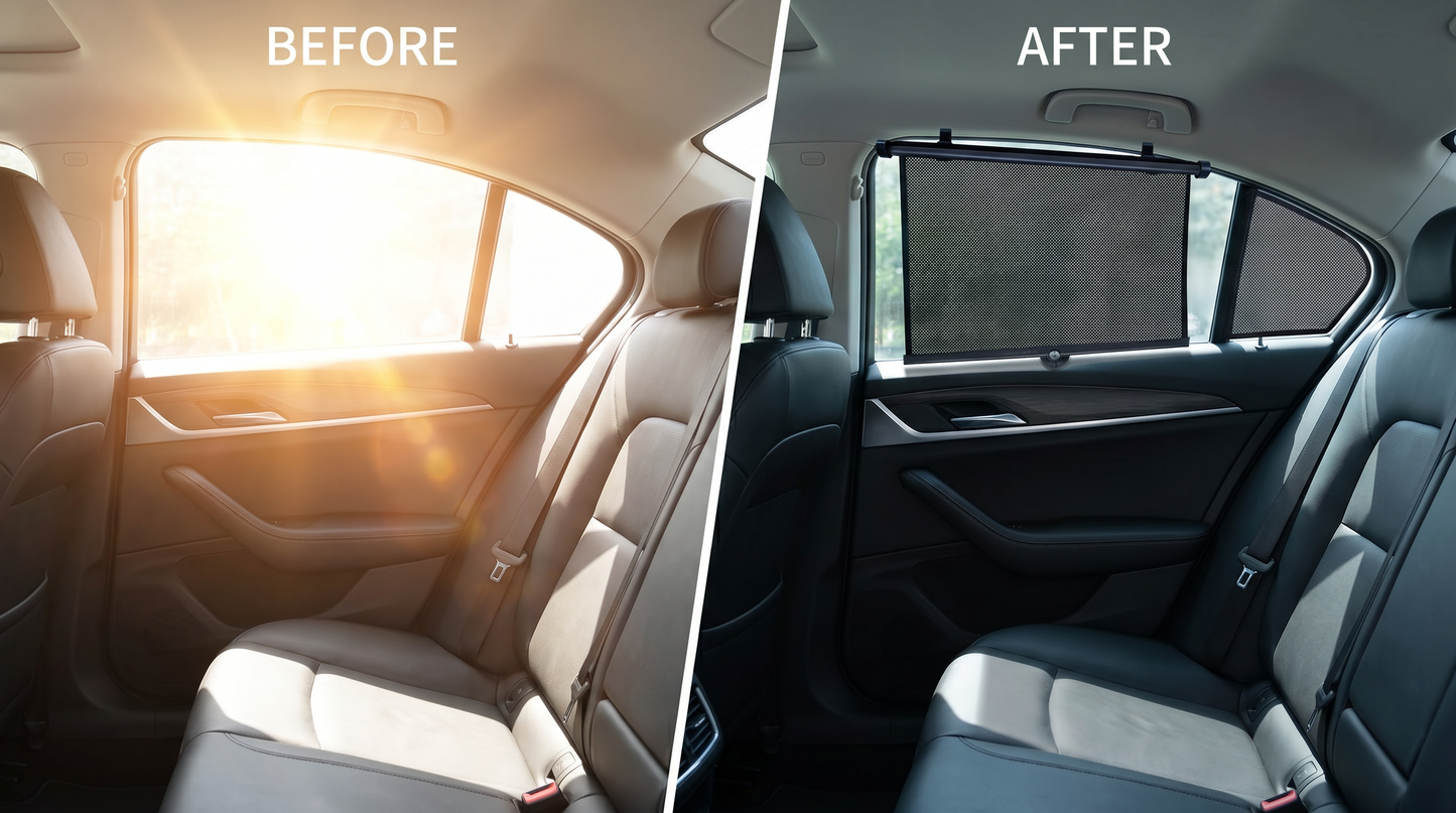 RideEssentials Side Window Shade